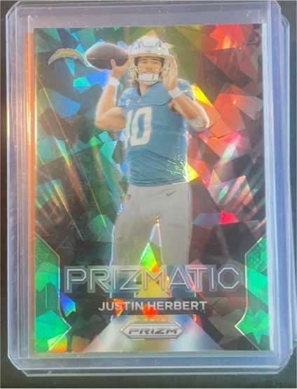 2023 Panini Prizm Prizmatic #11 Justin Herbert — front
