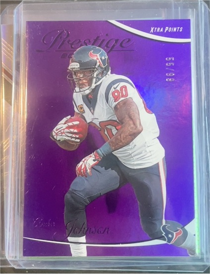 2023 Panini Prestige #115 Andre Johnson Xtra Points Purple — front