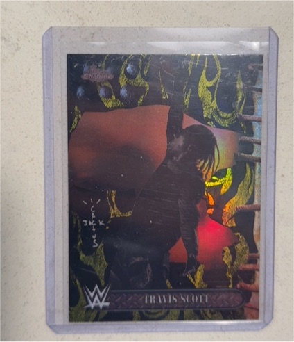 2025 Topps Chrome WWE x Cactus Jack #100 Travis Scott — front
