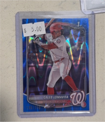 2025 Topps Bowman Chrome #BCP-120 Caleb Lomavita — front