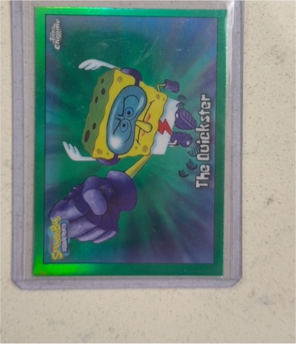2025 Topps Chrome SpongeBob #135 The Quickster — front