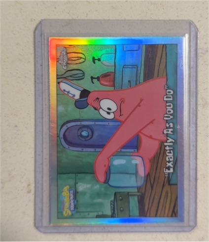 2025 Topps Chrome SpongeBob #194 Exactly As You Do Patrick Star — front