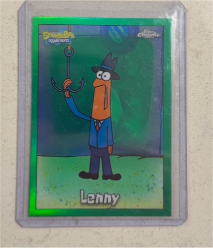 2025 Topps Chrome SpongeBob #167 Lenny — front