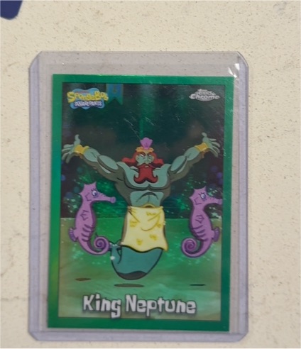 2025 Topps Chrome SpongeBob #11 King Neptune — front