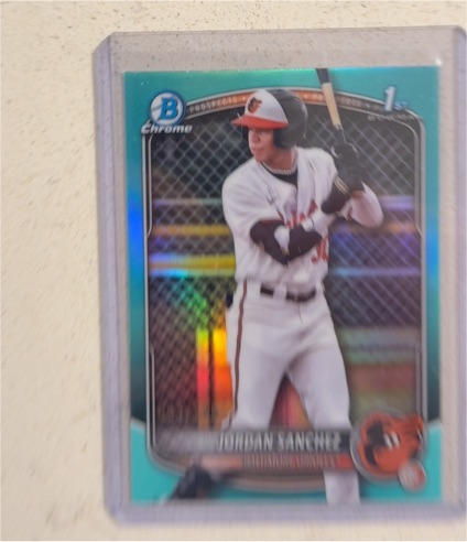 2025 Bowman Chrome #BCP-208 Jordan Sanchez — front