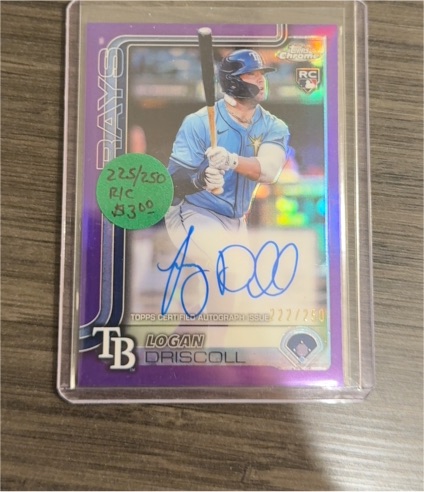 2025 Topps Chrome #RA-LDR Logan Driscoll — front