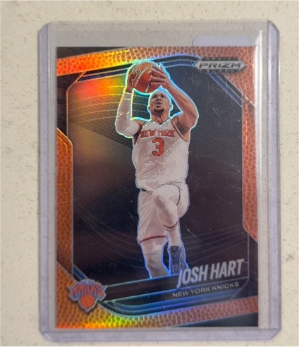 2024-25 Panini Prizm Black Debut #198 Josh Hart — front