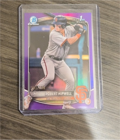 2025 Bowman Chrome #BCP-238 Robert Hipwell — front