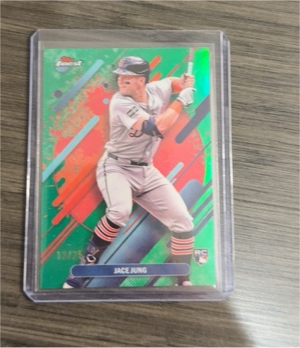 2025 Topps Finest #243 Jace Jung — front