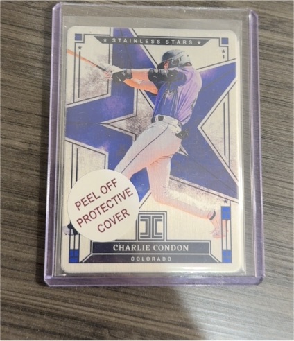 2025 Panini Impeccable Stainless Stars Charlie Condon — front