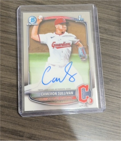 2025 Bowman Chrome #CPA-CS Cameron Sullivan — front