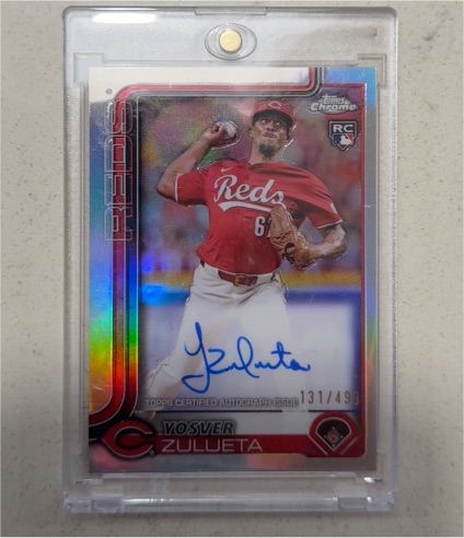 2025 Topps Chrome #RA-YZ Yosver Zulueta — front