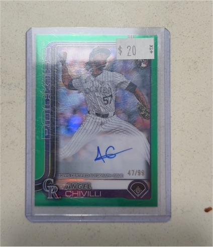 2025 Topps Chrome RA-ACH Angel Chivilli — front