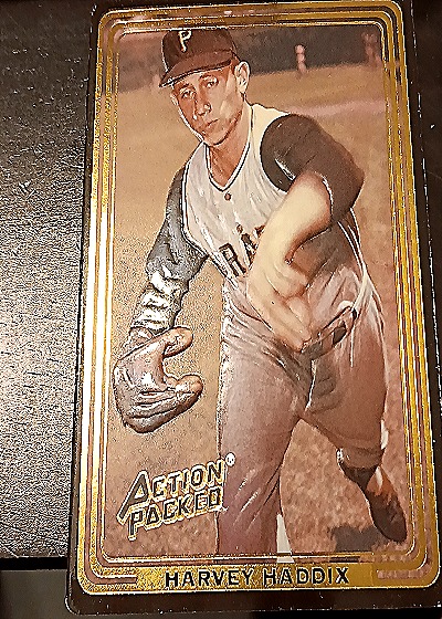 1993 Action Packed All-Star Gallery Series I #63 Harvey Haddix — front