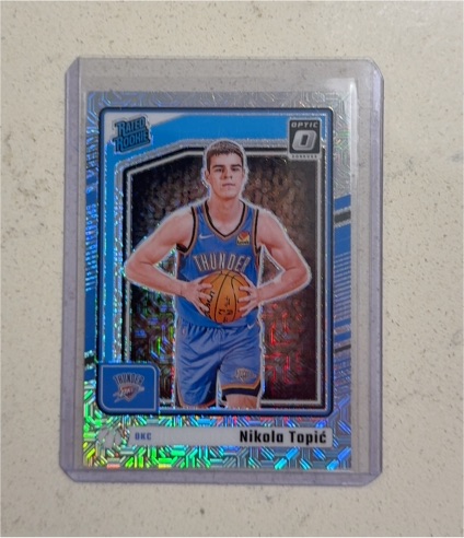 2024-25 Panini Donruss Optic #P-208 Nikola Topic — front