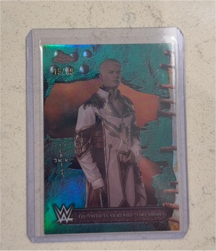 2025 Topps Chrome WWE x Cactus Jack Cody Rhodes #10 — front