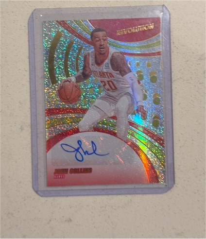 2020-21 Panini Revolution Autographs #AG-JCL John Collins — front