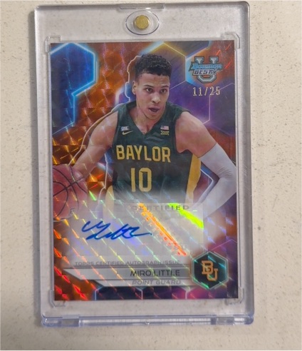 2023-24 Bowman Best University #B23-ML Miro Little — front