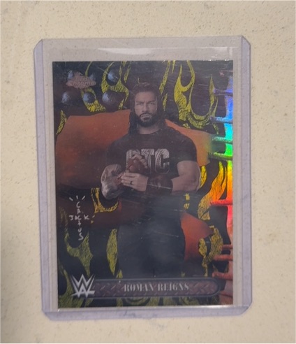 2025 Topps Chrome WWE Cactus Jack Roman Reigns #25 — front