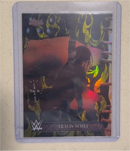 2025 Topps Chrome WWE Cactus Jack Travis Scott #100 — front