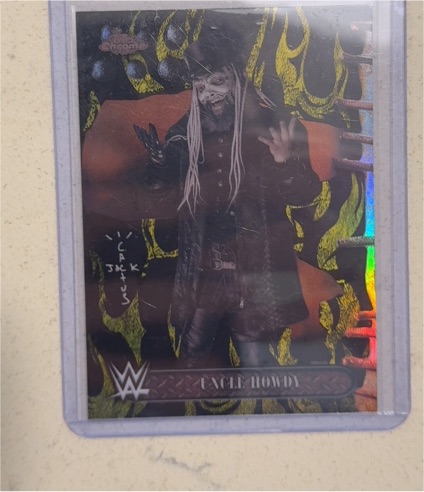 2025 Topps Chrome WWE Cactus Jack #28 Uncle Howdy — front