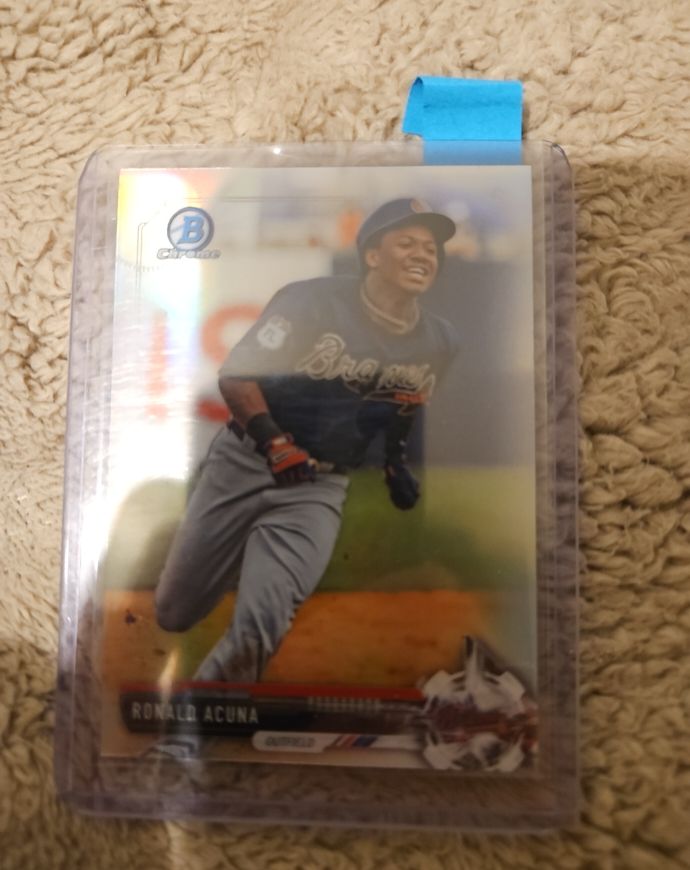 2017 Bowman Chrome Draft #BD-39 Ronald Acuna — front