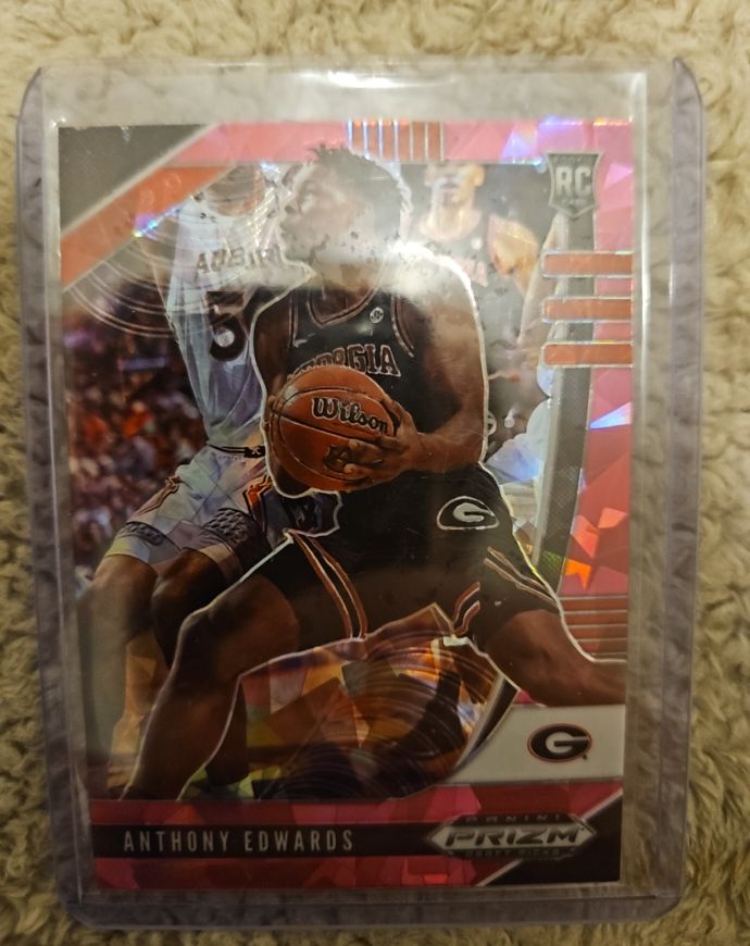 2020-21 Panini Prizm Draft Picks #1 Anthony Edwards — front