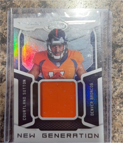 2018 Panini Certified New Generation Jerseys #25 Courtland Sutton — front