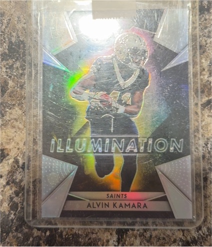 2018 Panini Prizm #3 Alvin Kamara Illumination Silver — front