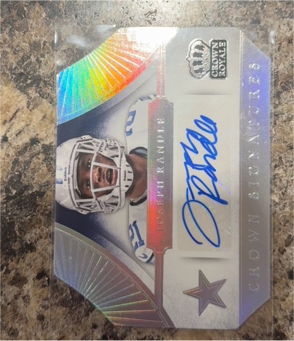 2013 Panini Crown Royale Crown Signatures Joseph Randle — front