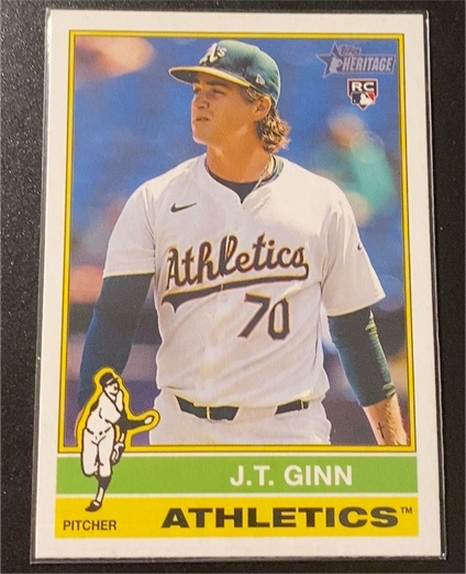 2025 Topps Heritage #290 J.T. Ginn — front
