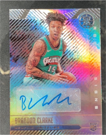 2019-20 Panini Illusions Rookie Signs #RS-BCL Brandon Clarke — front