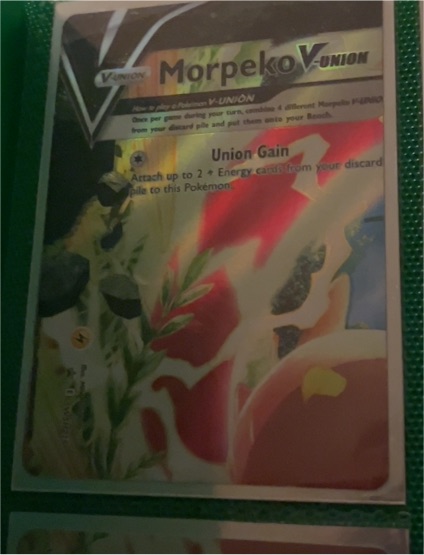 2022 Pokémon SWSH Black Star Promo #SWSH215 Morpeko V-Union — front