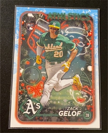 2024 Topps Holiday #H72 Zack Gelof — front