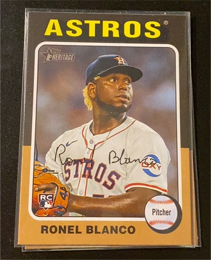 2024 Topps Heritage High Number #612 Ronel Blanco — front