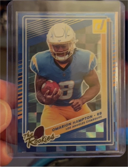 2025 Donruss The Rookies #8 Omarion Hampton — front