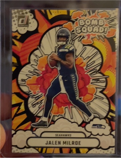 2025 Donruss Bomb Squad #BS-JME Jalen Milroe — front