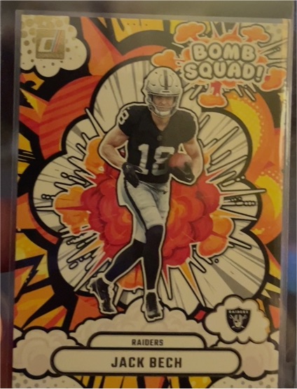 2025 Panini Donruss #BS-JBH Jack Bech Bomb Squad — front