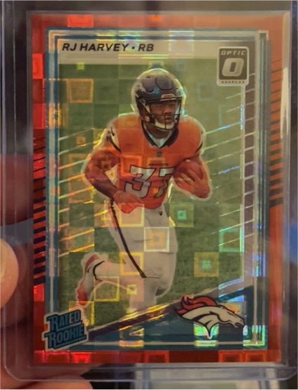 2025 Donruss Optic #312 RJ Harvey — front