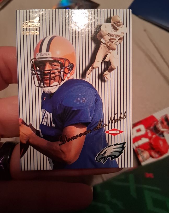 1999 Pacific Aurora Pinstripes #111 Donovan McNabb — front