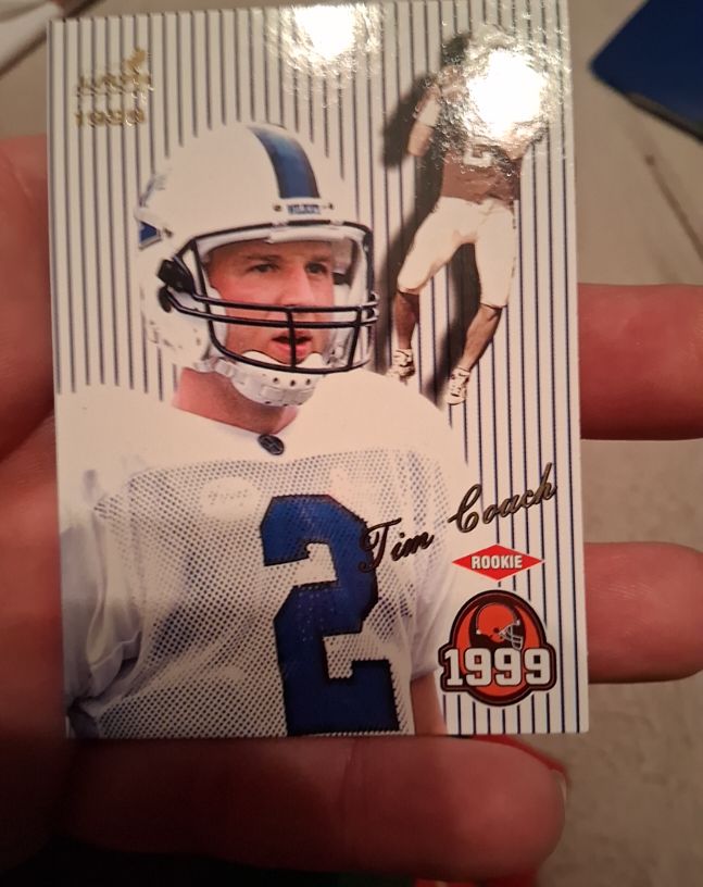 1999 Pacific Aurora #36 Tim Couch Pinstripes Rookie — front