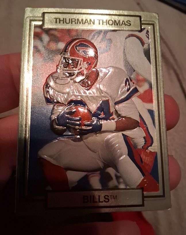1990 Action Packed #20 Thurman Thomas — front