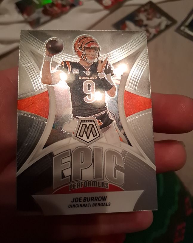 2024 Panini Mosaic Epic Performers #EP-JB Joe Burrow — front