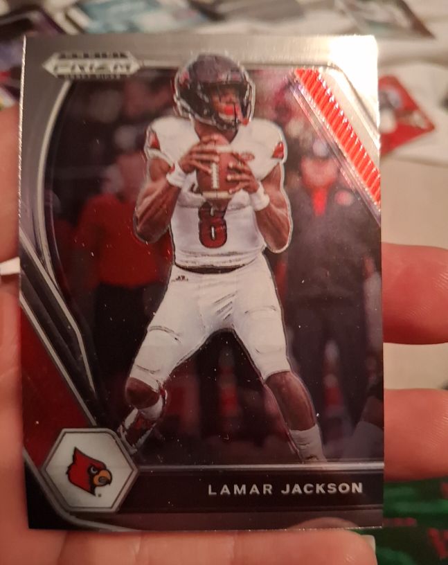 2021 Panini Prizm Draft Picks #26 Lamar Jackson — front