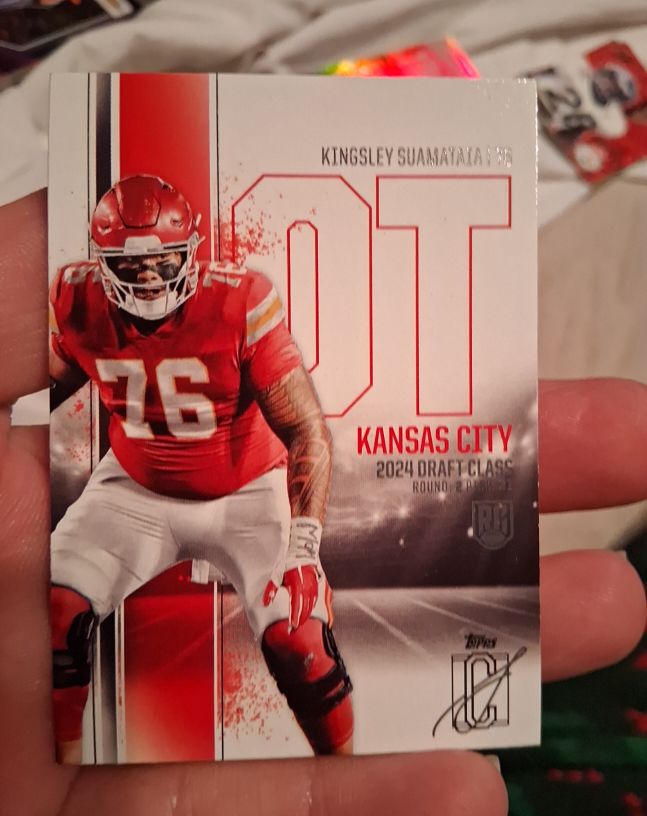 2024 Topps Signature Class #126 Kingsley Suamataia — front