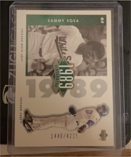 2002 Upper Deck Authentics 1989 Flashbacks #F9 Sammy Sosa — front