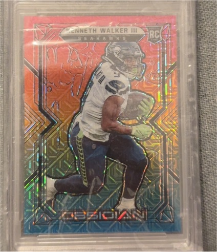 2022 Panini Obsidian #Kenneth Walker III RC — front
