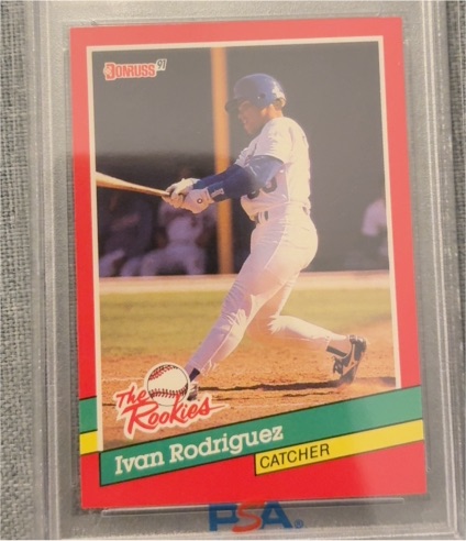 1991 Donruss The Rookies #33 Ivan Rodriguez — front