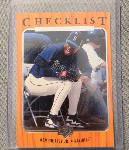 1996 Upper Deck SP #188 Ken Griffey Jr. Checklist Seattle Mariners — front