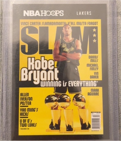 2020-21 Panini NBA Hoops #19 Kobe Bryant Slam Insert — front